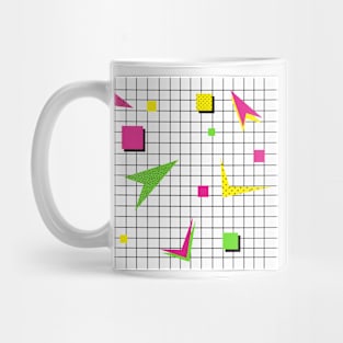 80s Retro Vintage geometric graphic shape Mug